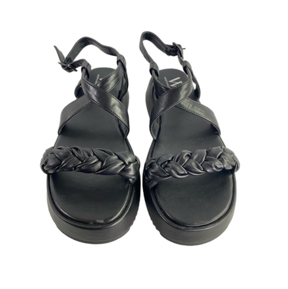 Worthington Women's Lulu Strap Black Platform Sandals Size 7.5 NWOT SKU0379 - Picture 2 of 8